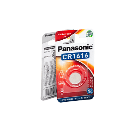 Panasonic CR1616EL/1B Lithium Power Lithium 3V/55mAh Blister (1)  PA1616/1B